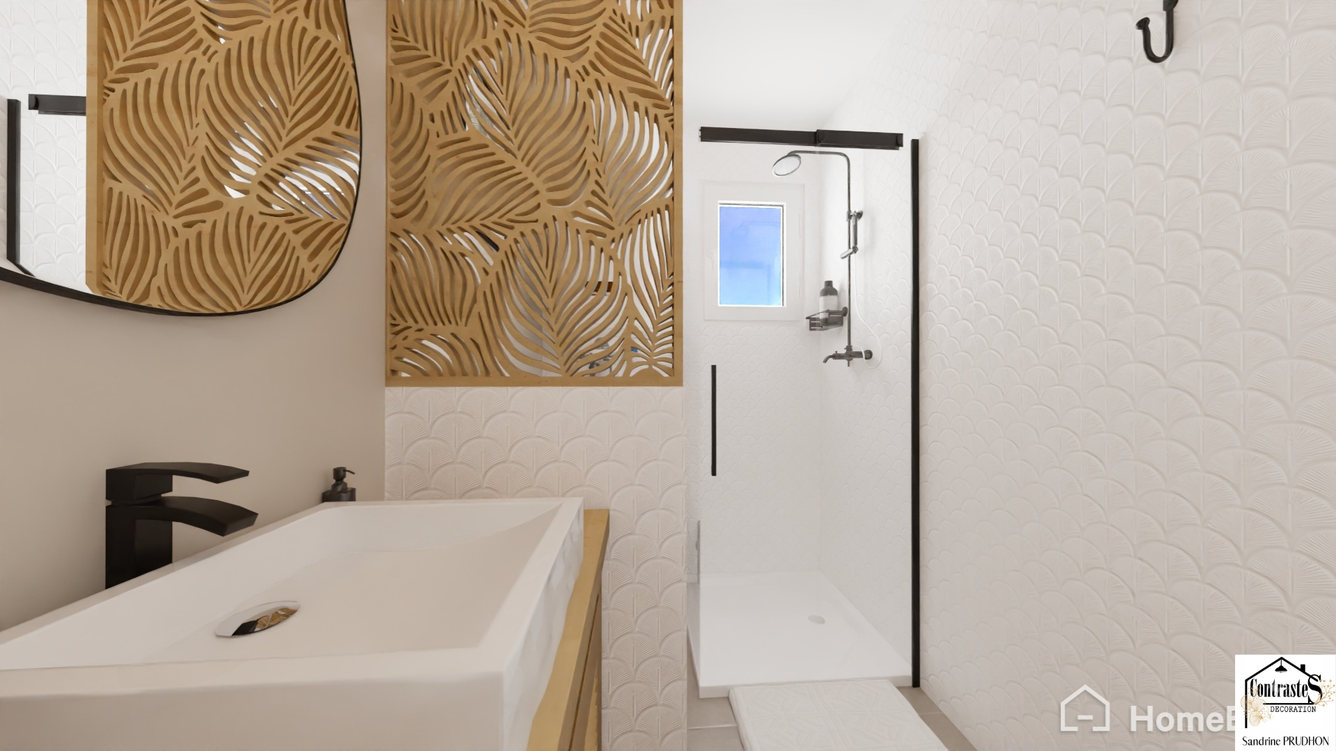Après : Transformation Complète d'une Petite Salle de Bain en Corse