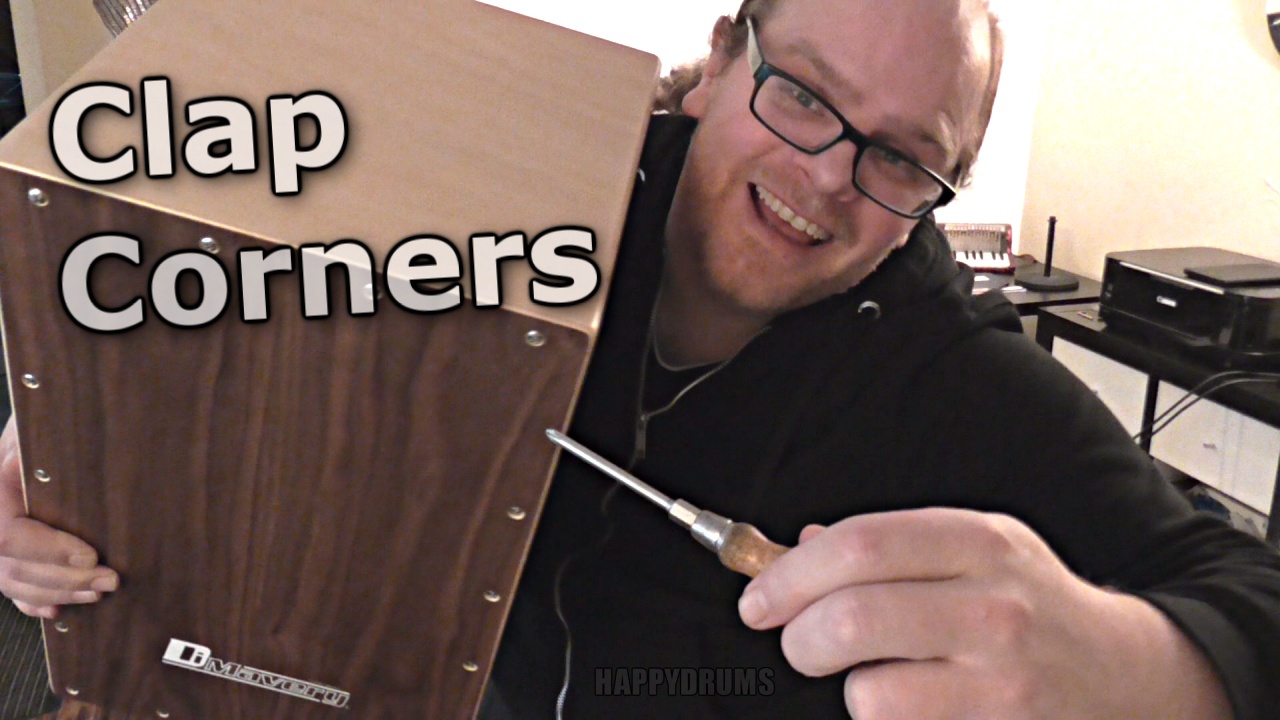 Cajon lernen DIY Clap Corners HAPPYDRUMS
