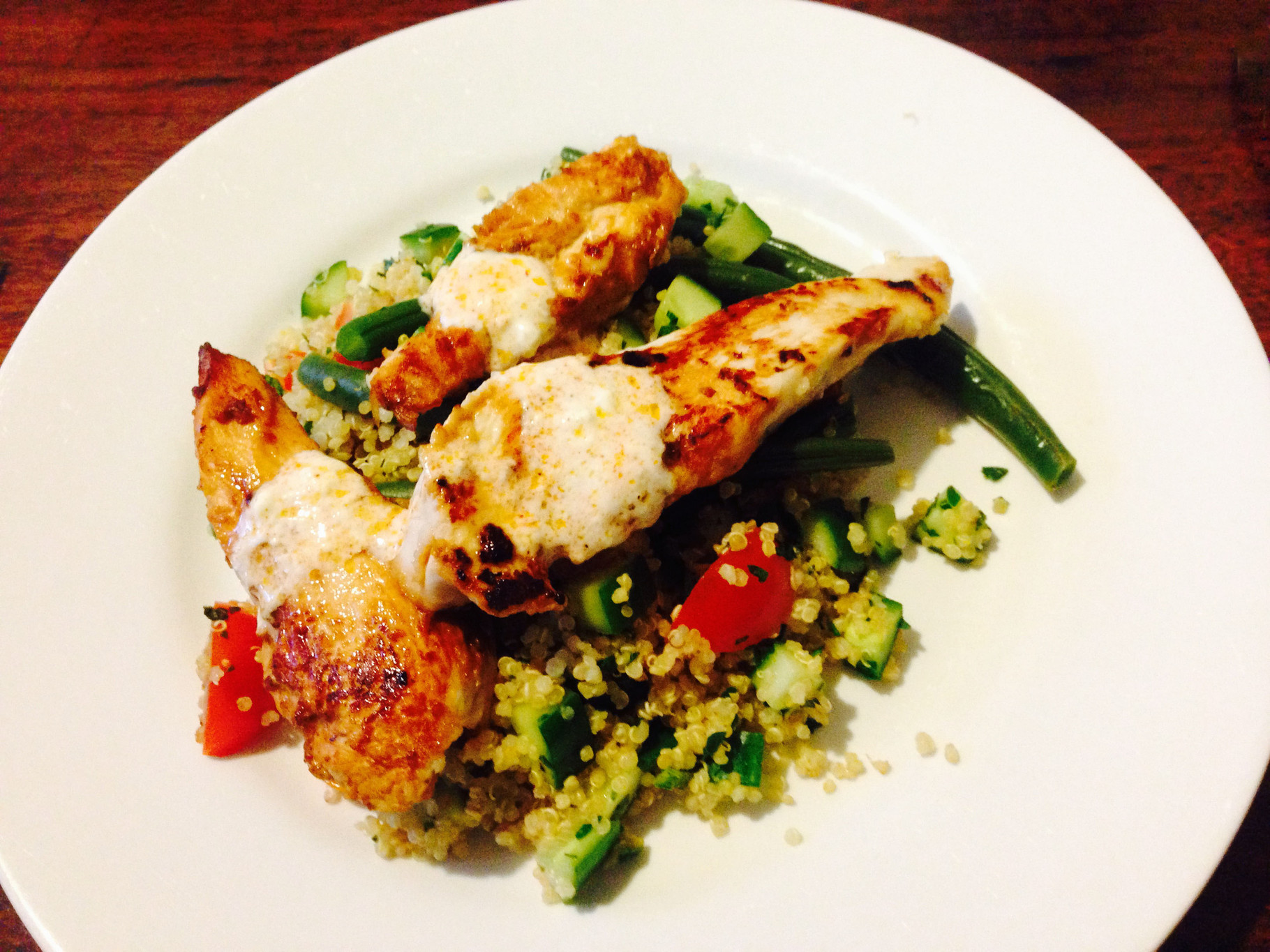 Grilled Chicken with Quinoa Salad Enjoy Nutrition