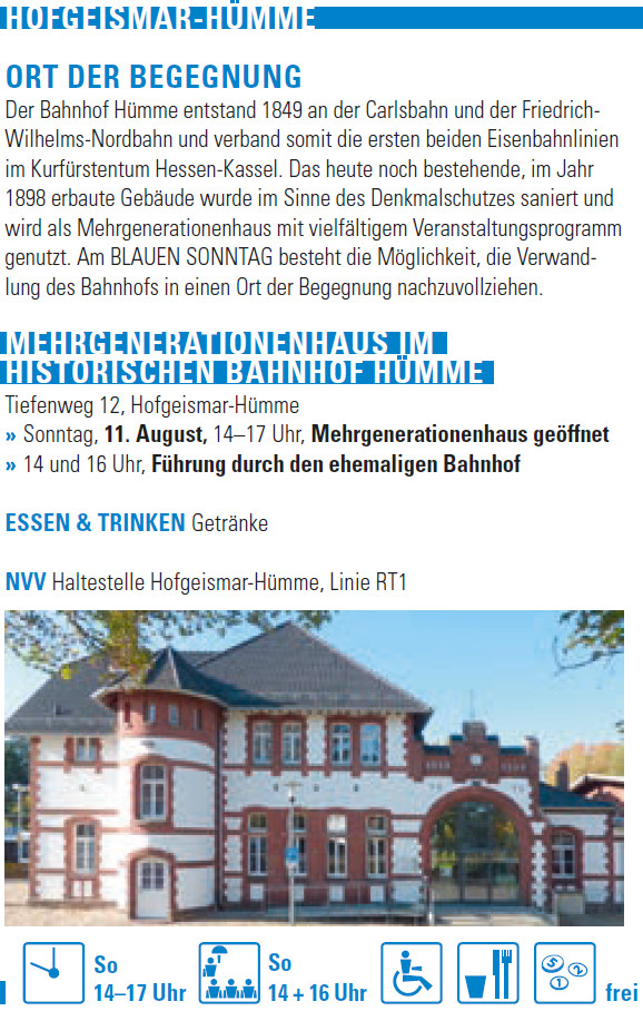Blauer Sonntag Tage Der Industriekultur Nordhessen