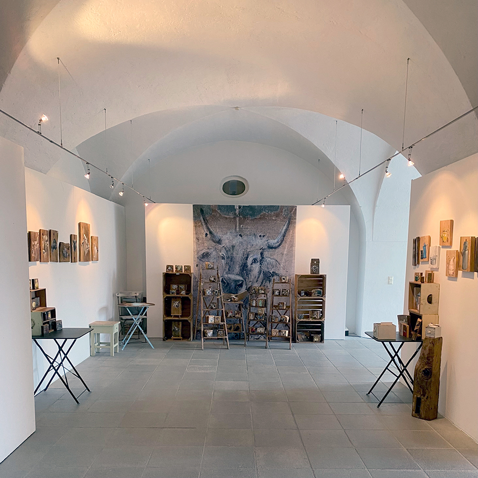 Malerei auf altem Holz - Morlok-Kunsthandwerk Acrylmalerei