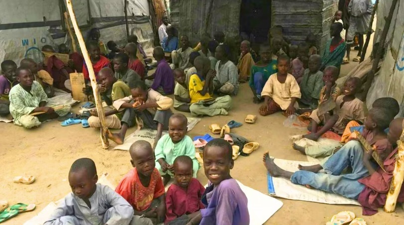 ナイジェリア国内避難民キャンプ