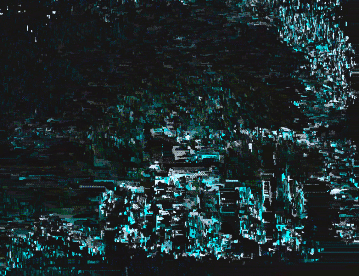 "City of Fading Dreams" by Hans Benzin on display at Pancakes & Boozes Oakland, CA