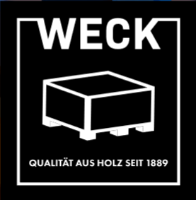 Logo WECK-HOLZ GmbH schwarz weiß © CASA VARIO GmbH - Holzhäuser und Individuelles aus Holz 