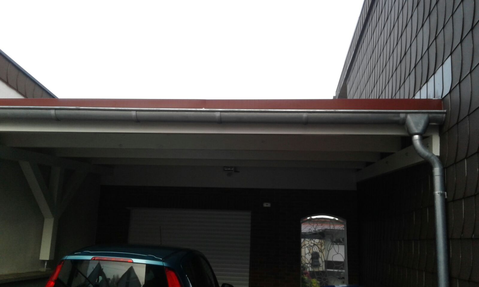 Erstellung eines Carports mit Konstruktionsvollholz