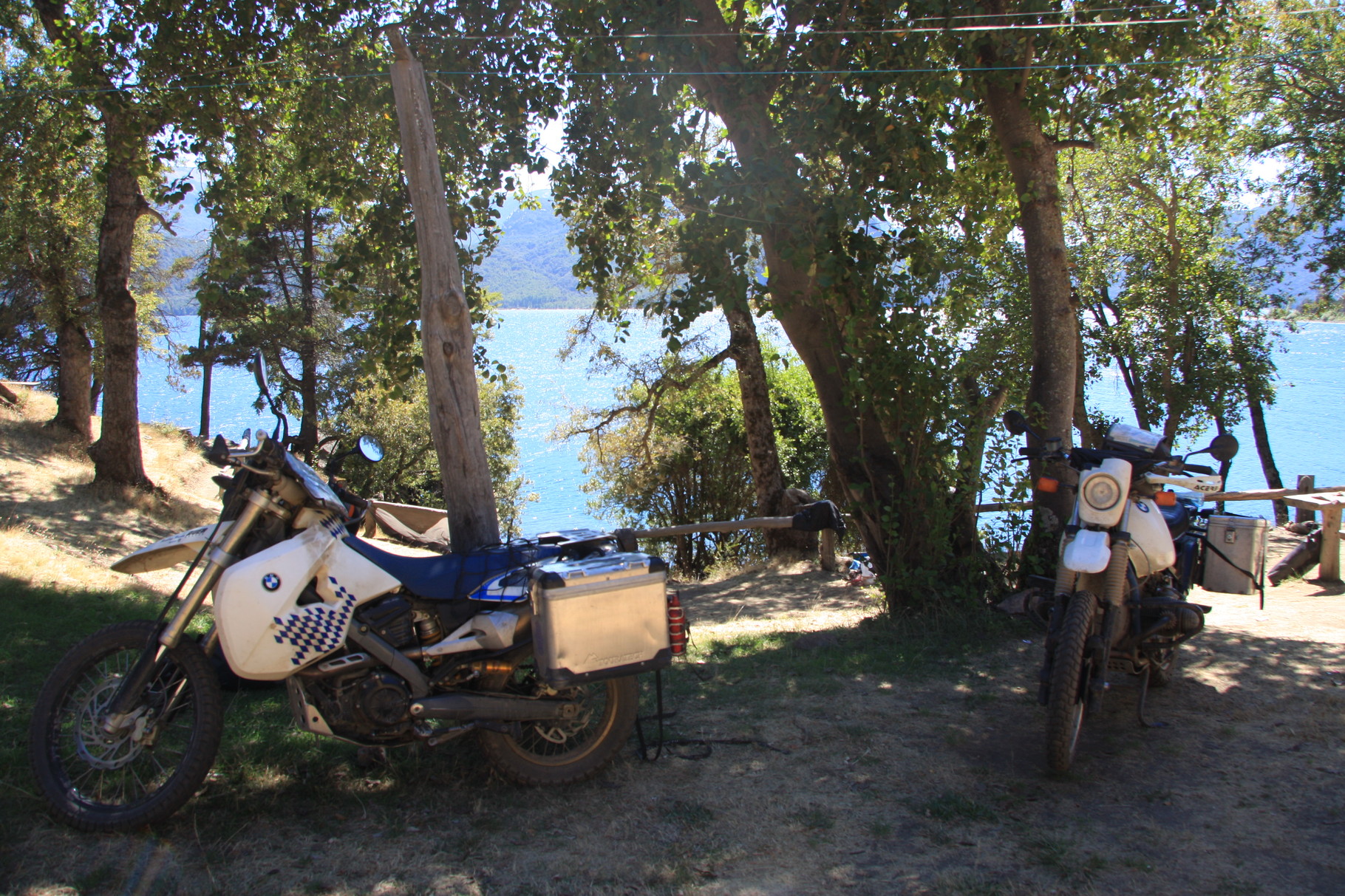 Einsamer Camping mit Traumausblick