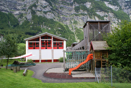 Kindergarten Grünhag vor dem Umbau der Aussenanlagen