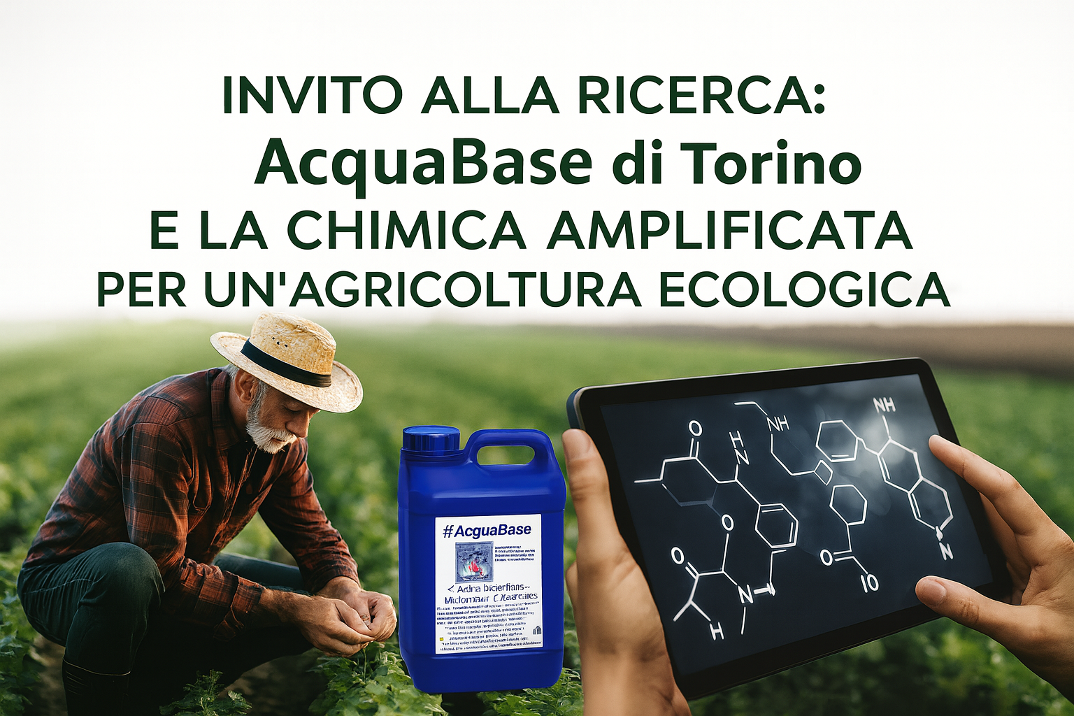 Invito alla Ricerca: AcquaBase di Torino e la Chimica Amplificata per un’Agricoltura Ecologica