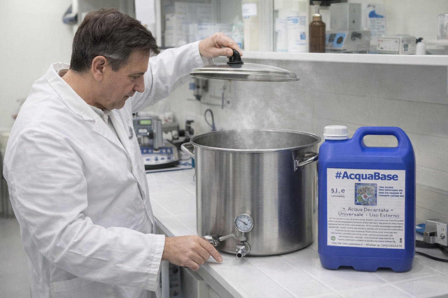 AcquaBase di Torino — una base neutra e stabile per i laboratori moderni