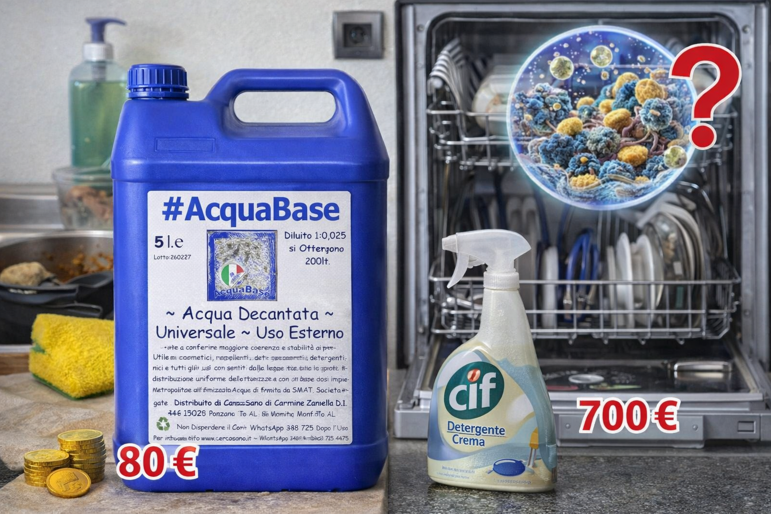 Lavastoviglie vs AcquaBase di Torino