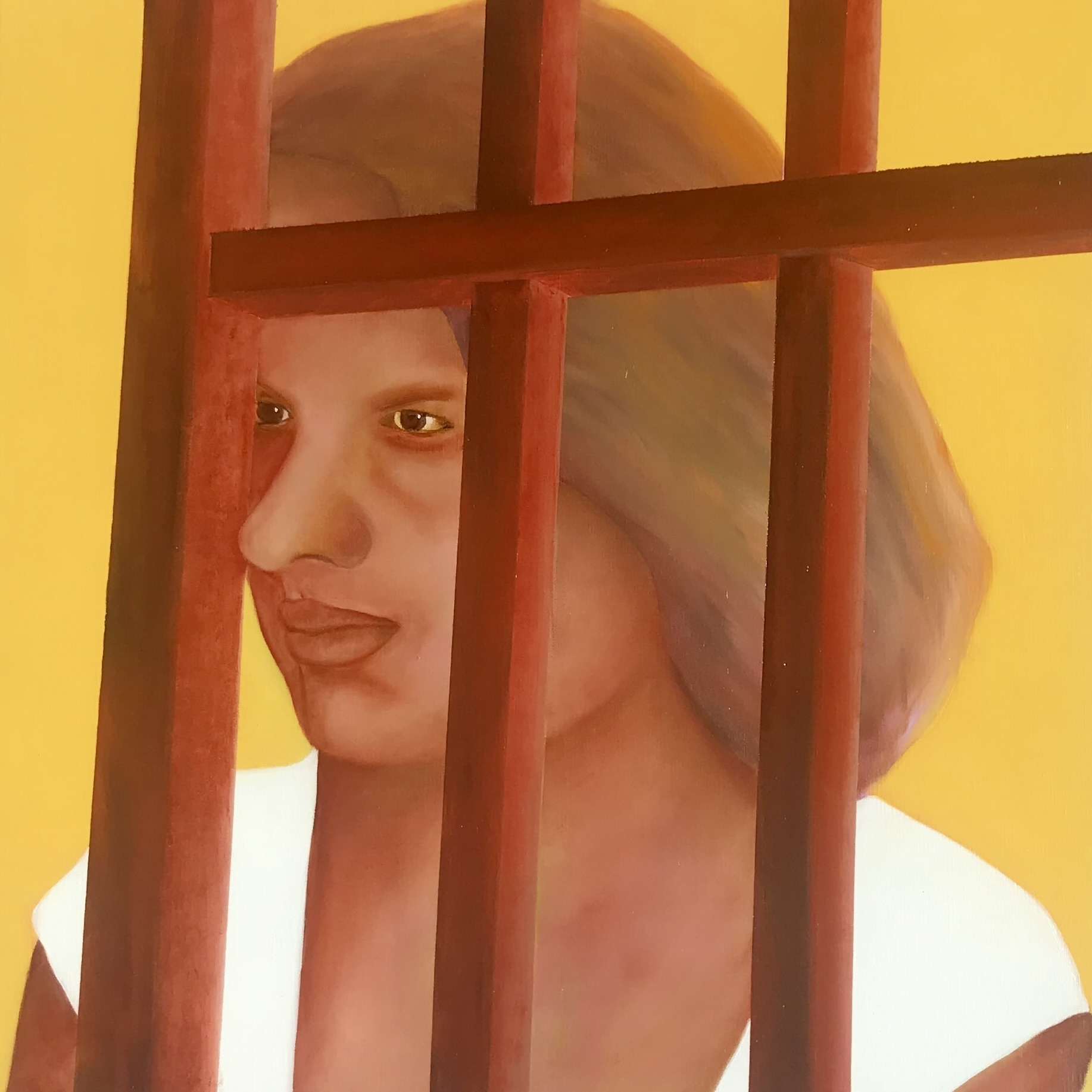 zurzolo_ emprisonnée 3_huile_50X50_500€ 