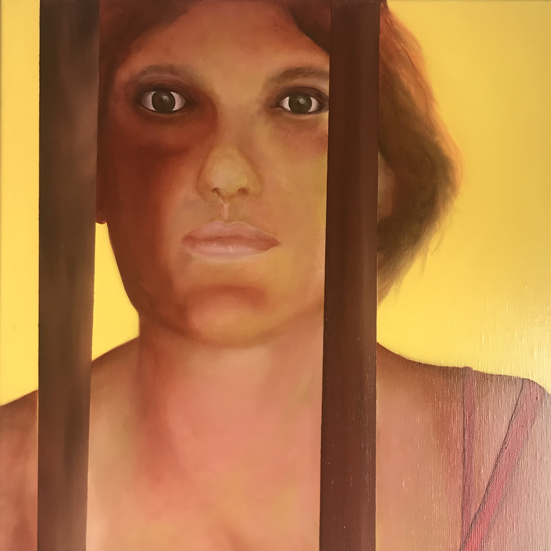 zurzolo_ emprisonnée 1_huile_50X50_500€ 