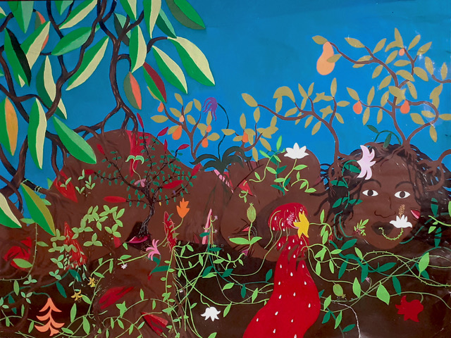 JACK LUDER résilience_Peinture acrylique sur papier_69x101cm_150€