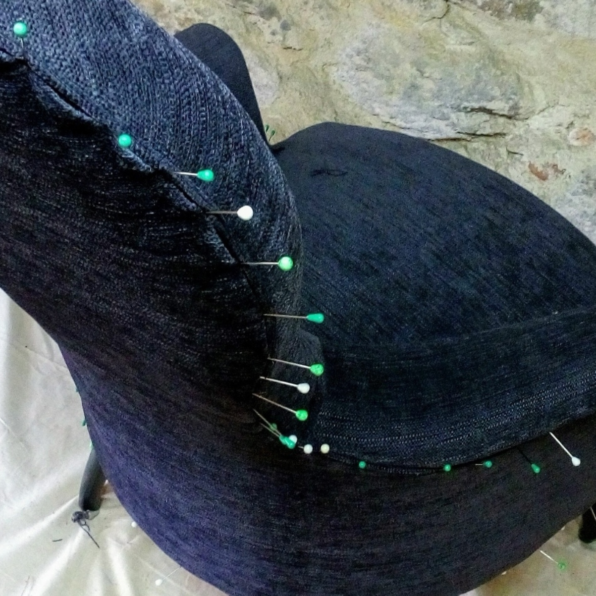 Habillage ( Ici couture en point cachés )