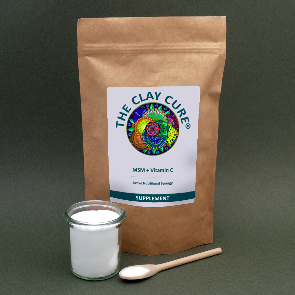 MSM Vitamin C Powder for Skin The Clay Cure Co