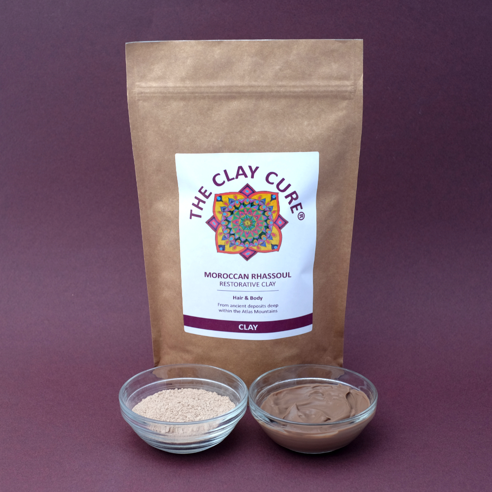 Organic Moroccan Rhassoul Clay Powder The Clay Cure Co.