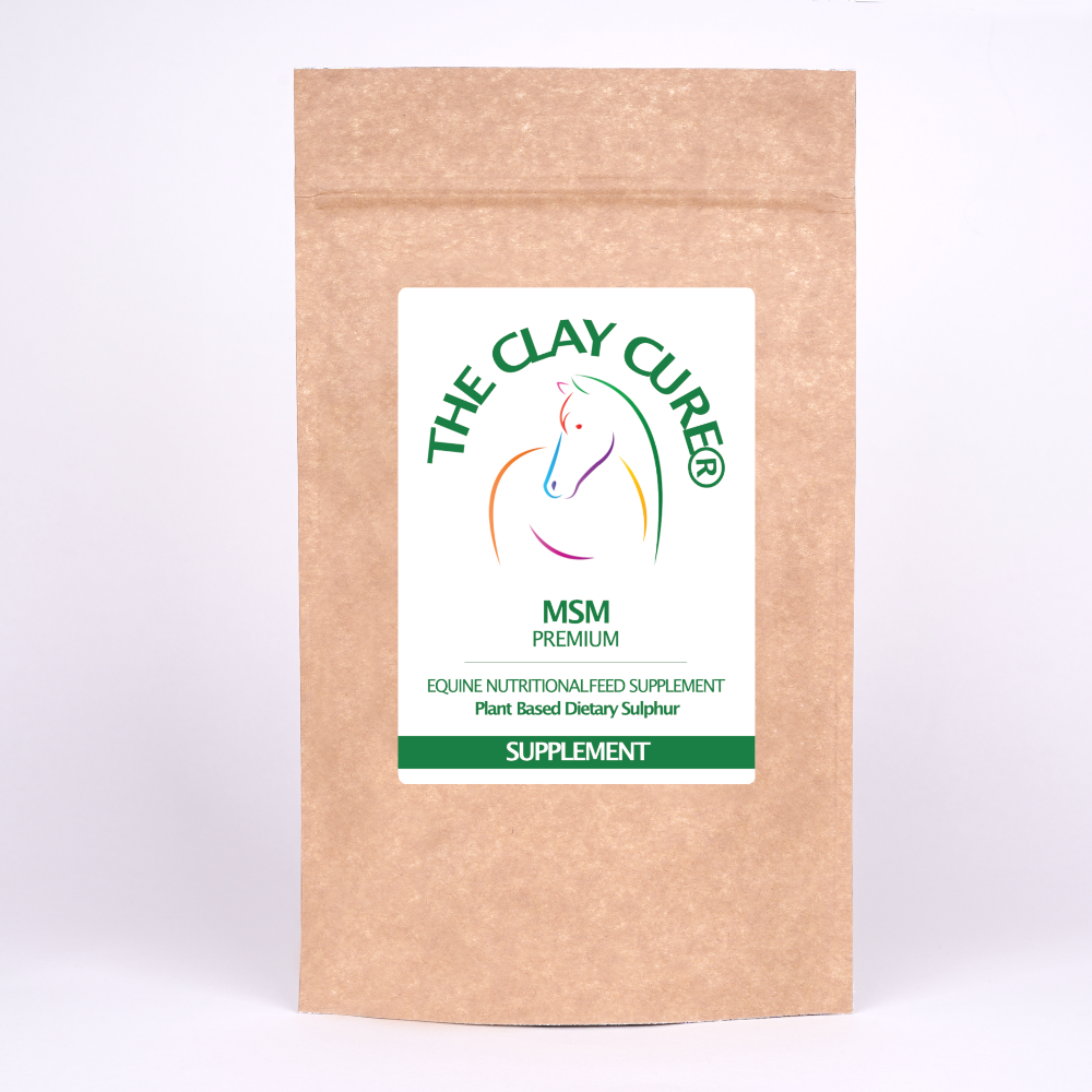 MSM Supplement Powder for Horses 1Kg The Clay Cure Co.