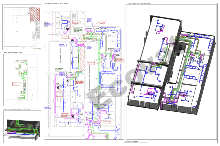 "Modelado 3D de las instalaciones con software BIM"