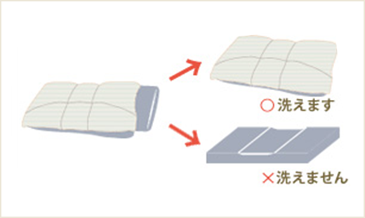 オーダー枕の洗い方