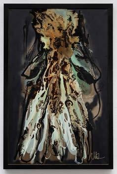 Werkreihe "Götter -ZEUS" von Manfred Dahmen / Leinwand 200 x 130 cm