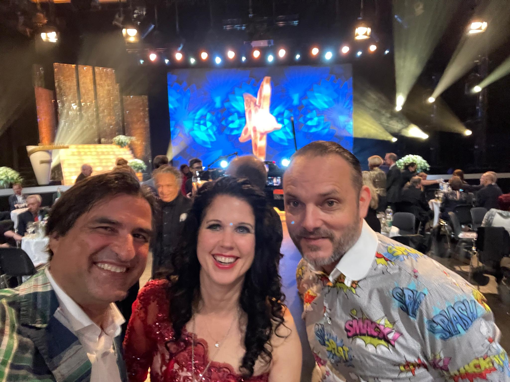 Roland & Gunvor mit Dominic Deville