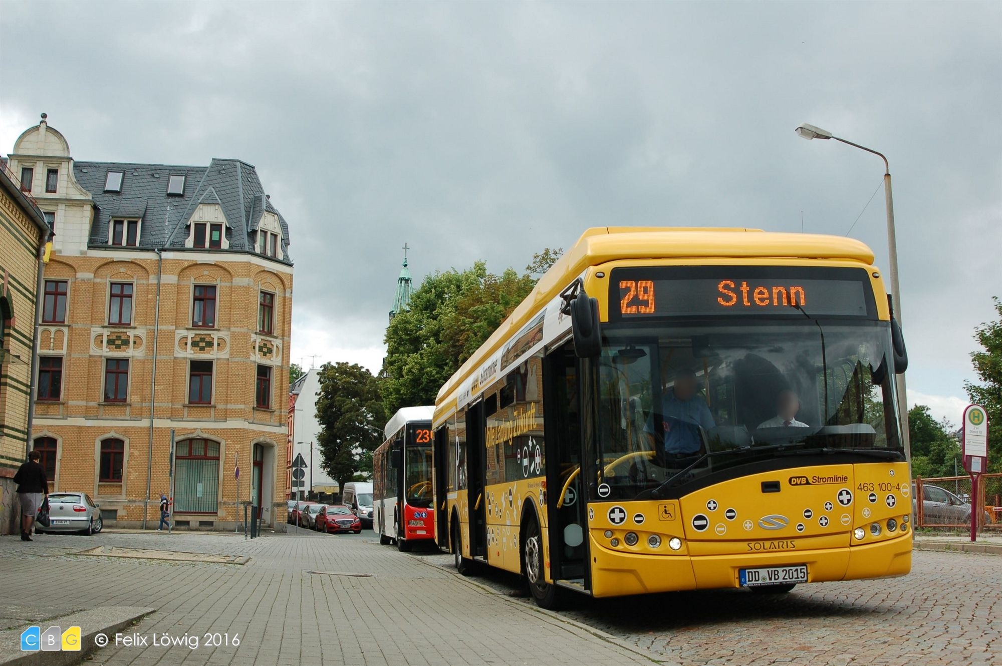 001 EBus rollt durch Zwickau Chemnitzer Busgalerie 001 EBus rollt durch Zwickau Chemnitzer Busgalerie
