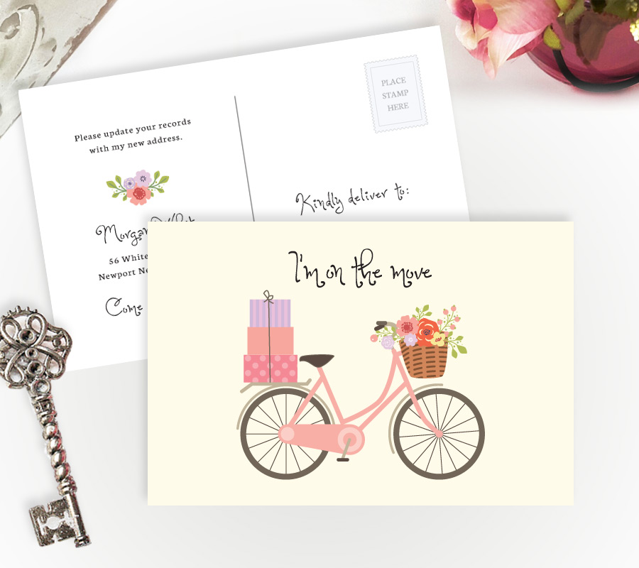 Funny Moving Announcement Cards - LemonWedding