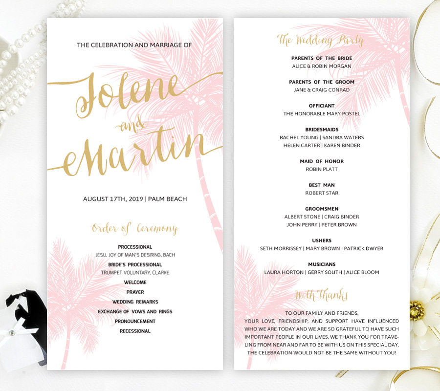 hawaiian wedding ceremony programs wedding ceremony programs