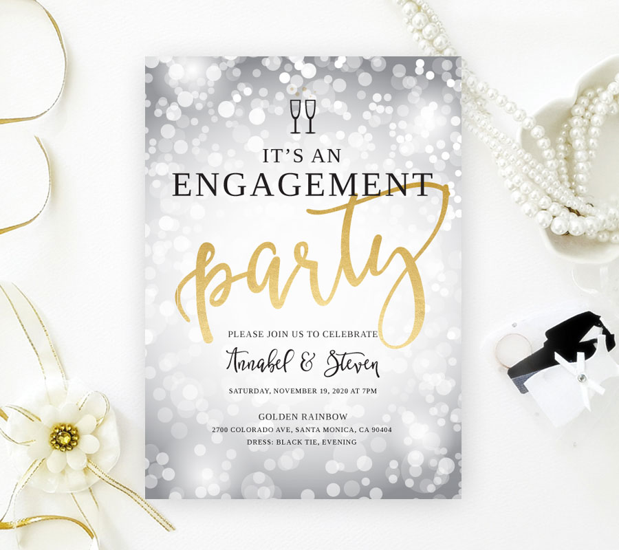 Engagement 2024 party invitations