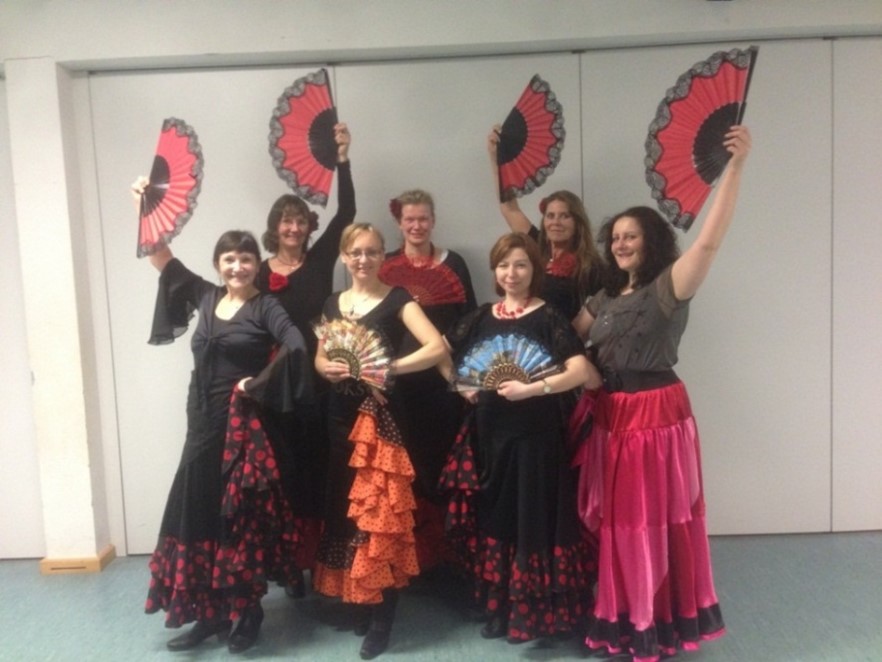 Neuer Kurs Flamenco und neuer Kurs Fitness Gymnastik