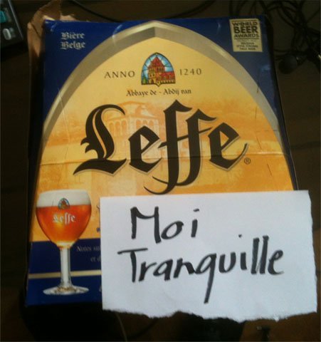 Leffe bière post-it mashup #tomtilleul