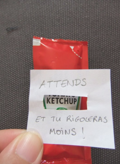 Heinz Ketchup post-it mashup #tomtilleul