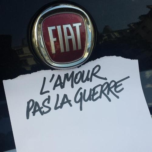 Fiat auto post-it mashup #tomtilleul