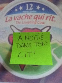 La vache qui rit fromage post-it mashup #tomtilleul