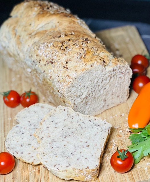 Dinkelbrot mit Leinsamen