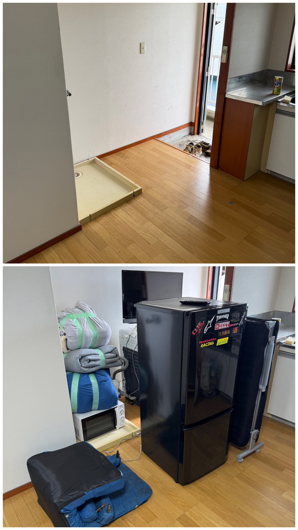 千葉県、鎌ケ谷市、東初富　のお客様  出張で家電や家具の買取り,不用品粗大ゴミ回収処分の作業を致しました