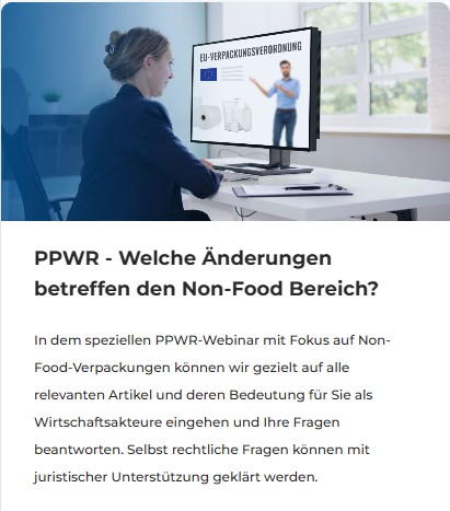 04.09.2025 - "Webinar - PPWR – Welche Änderungen betreffen den Non-Food Bereich?"