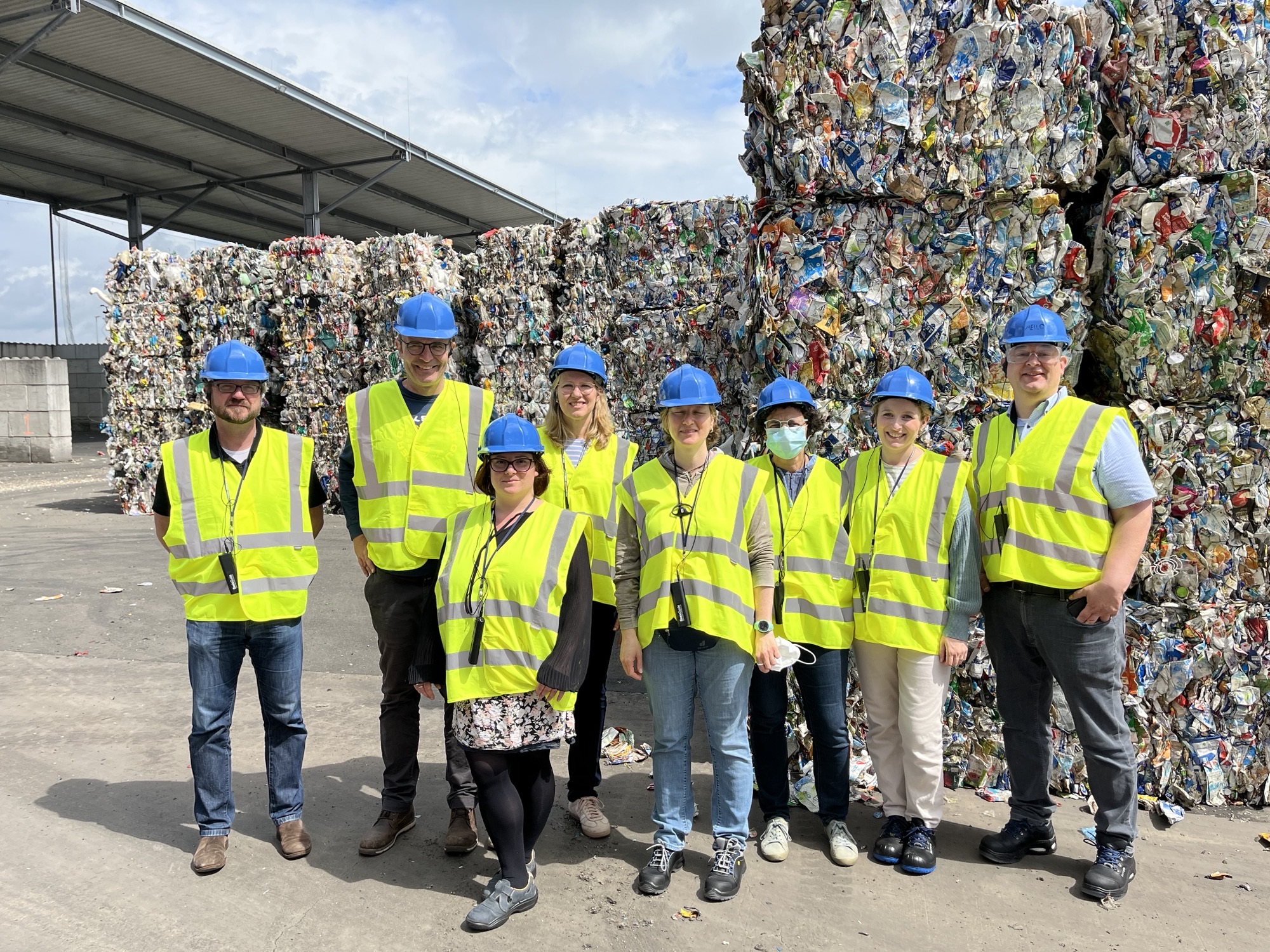 Besichtigung Sortierwerk Gernsheim