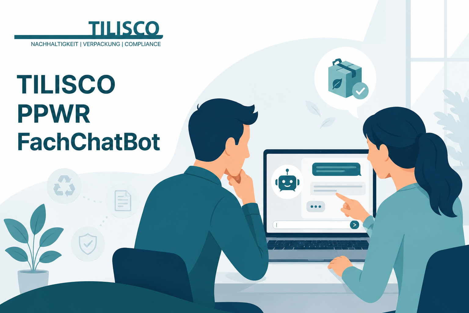 16.06.2026 - "kostenloses PPWR-Webinar: Der TILISCO FachChatBot - KI ist nicht gleich PPWR-KI"