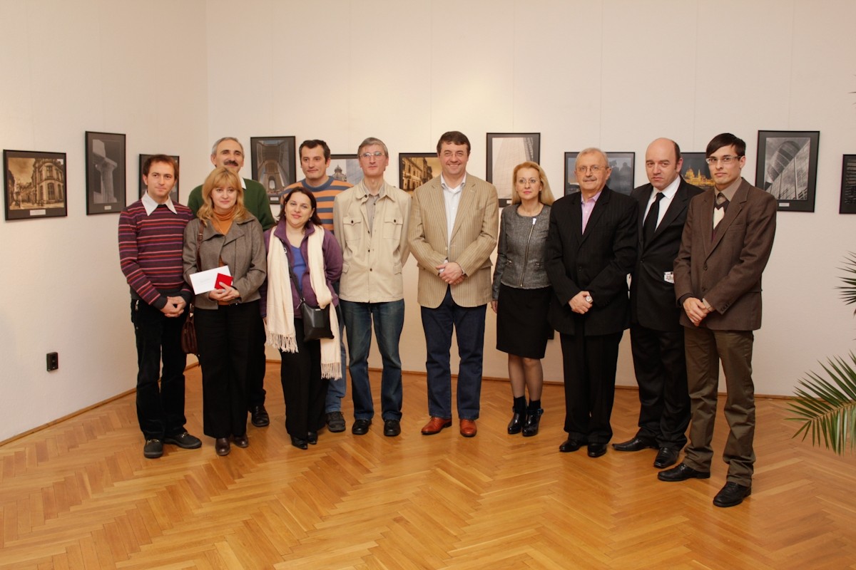 Európa Uniós Fővárosok nemzetközi szalon megnyitója a Budapesti Román Kulturális Intézetben 2013 január 18-án