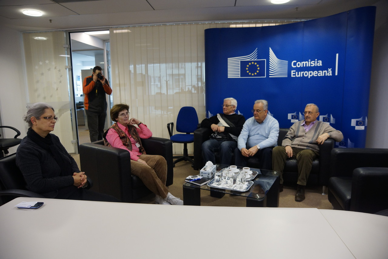 Primirea juriului internaţional EUROFOTOART, la sediul Reprezentanţei Comisiei Europene în România,  Bucureşti - 05 aprilie 2013