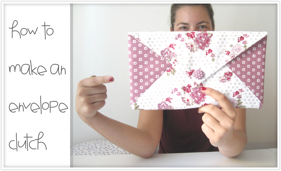 How to make an envelope clutch