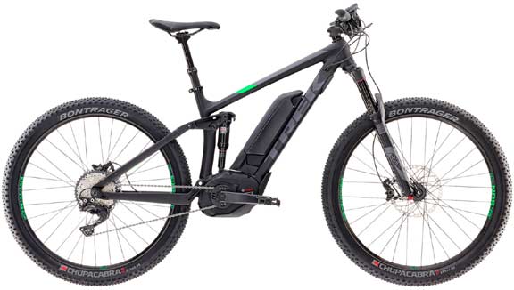 E-Mountainbike TREK Powerfly FS mieten in Wimmis, Nähe Spiez, Thun