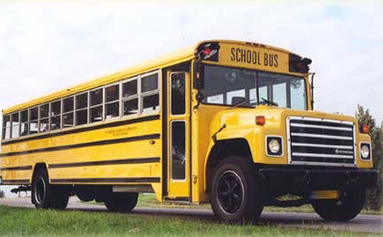 Amerikaanse schoolbus, de Vervoering bemiddelt in de verhuur