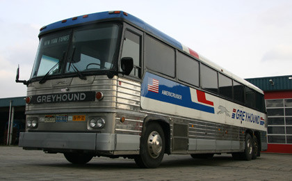 Amerikaanse Greyhound bus, de Vervoering bemiddelt in de verhuur