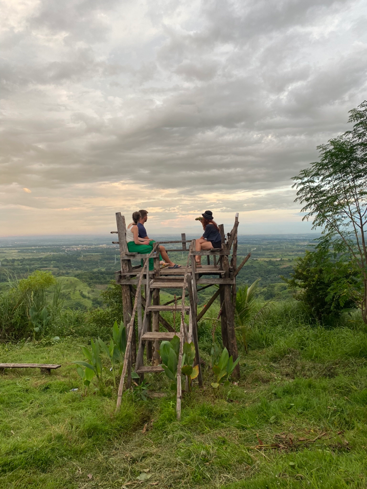 Unser Ausblick beim Essen in Pampanga