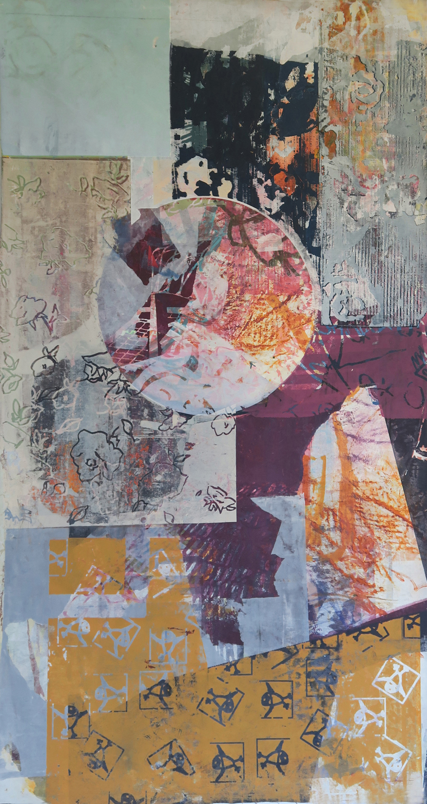 Blütenzauber, 50 x 80 cm, auf Leinwand