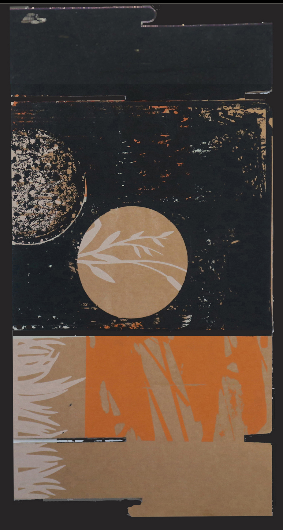 Parcours 1, 45 x 90 cm, auf Wellpappe