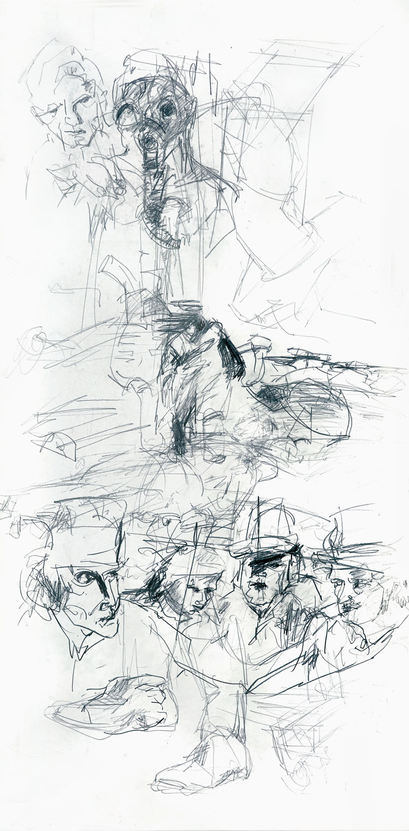 Uhrwerk Orange, Grafit, 70 x 160 cm