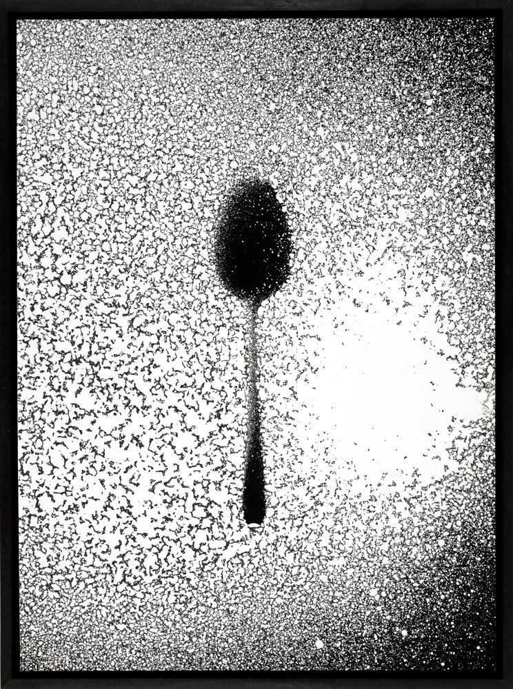 Airline Spoon Photogram von Angelika Krinzinger 